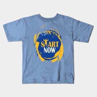 start now Kids T-Shirt